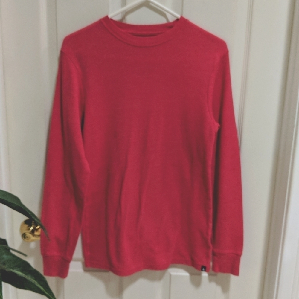 Hurley Men's Waffle Knit Long Sleeve Shirt Size Small